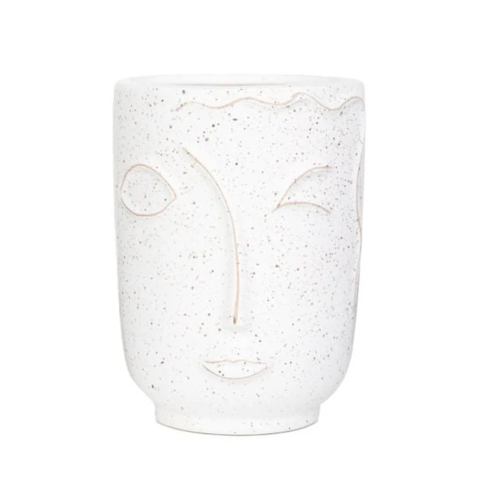 Homla Muka Vase White 11,5X11,5X15,5 cm