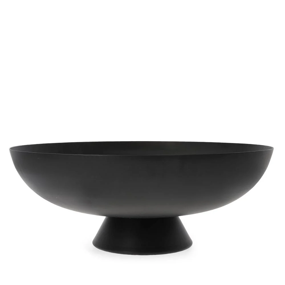Homla Roh Decorative Bowl Black 13,5X35,5X14 cm