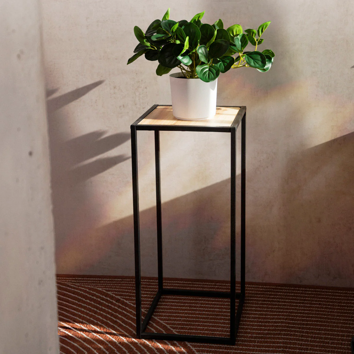 Homla ROH Metal Flower Bed Black 27x27x60cm - Image 4
