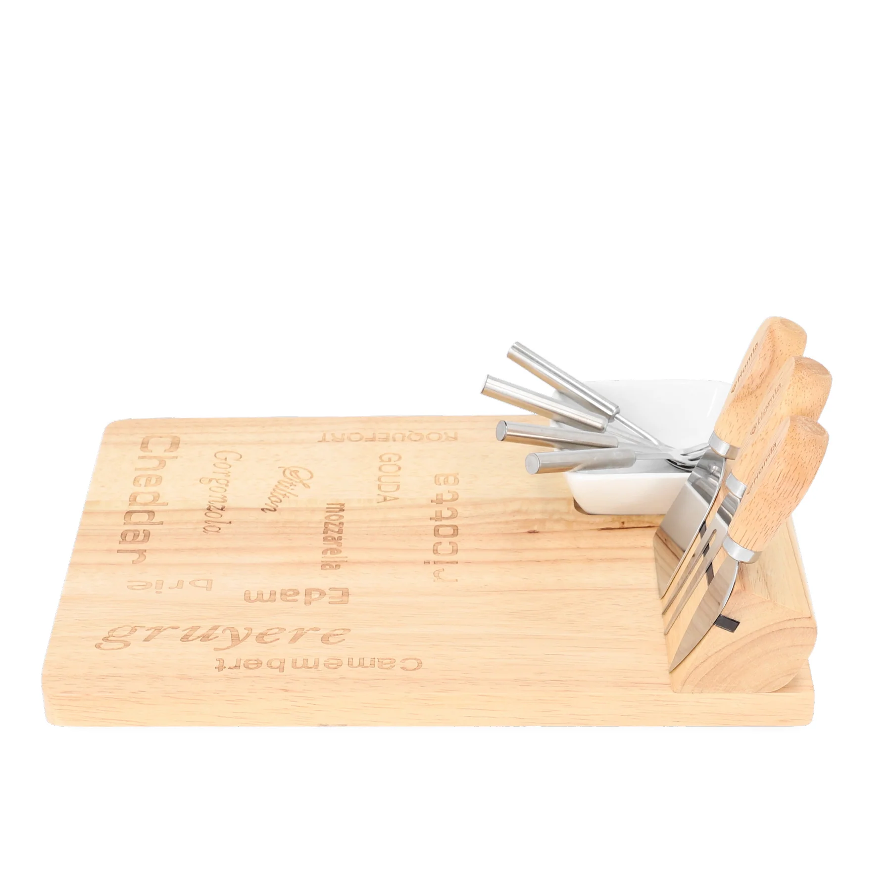 Homla Rubby Cheese Serving Set of 9 - Natural - Image 7
