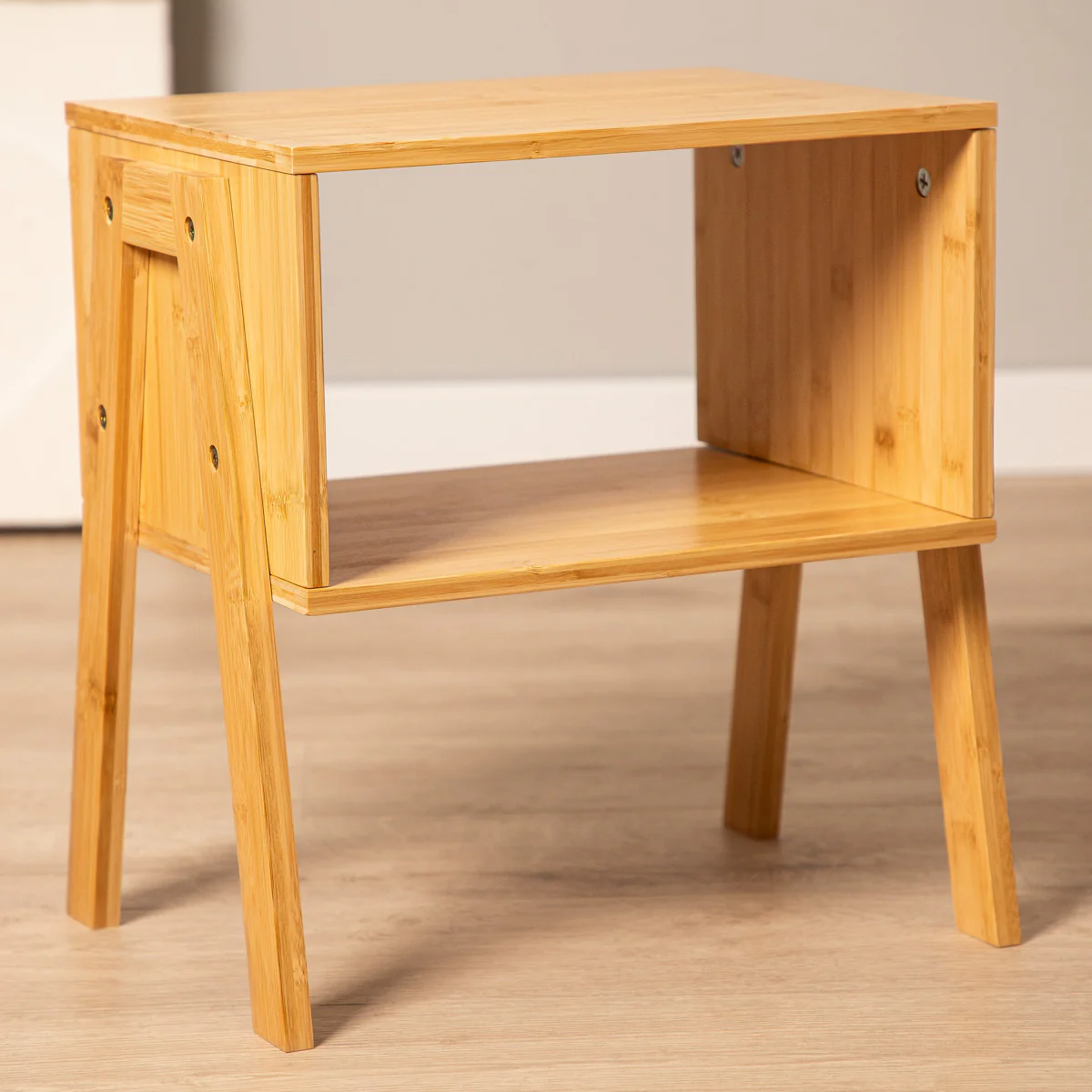 Homla Slumber Bedside Table Natural 42X29X42 Cm - Image 5