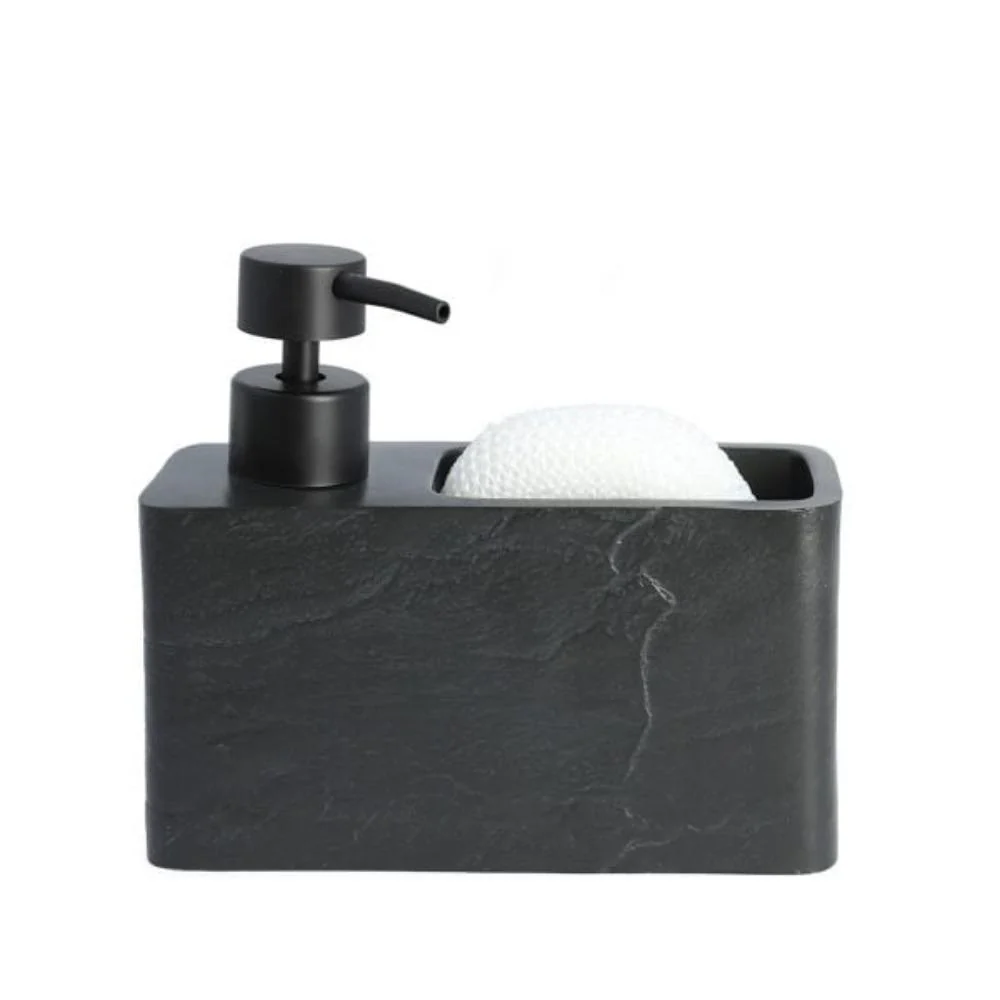 Homla Teana Soap Dispenser Black 17X15 cm