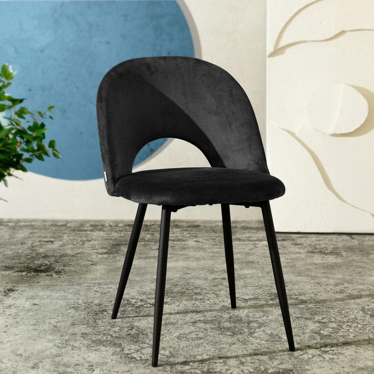 Homla Tercio Chair Black 49X57X78Cm - Image 5