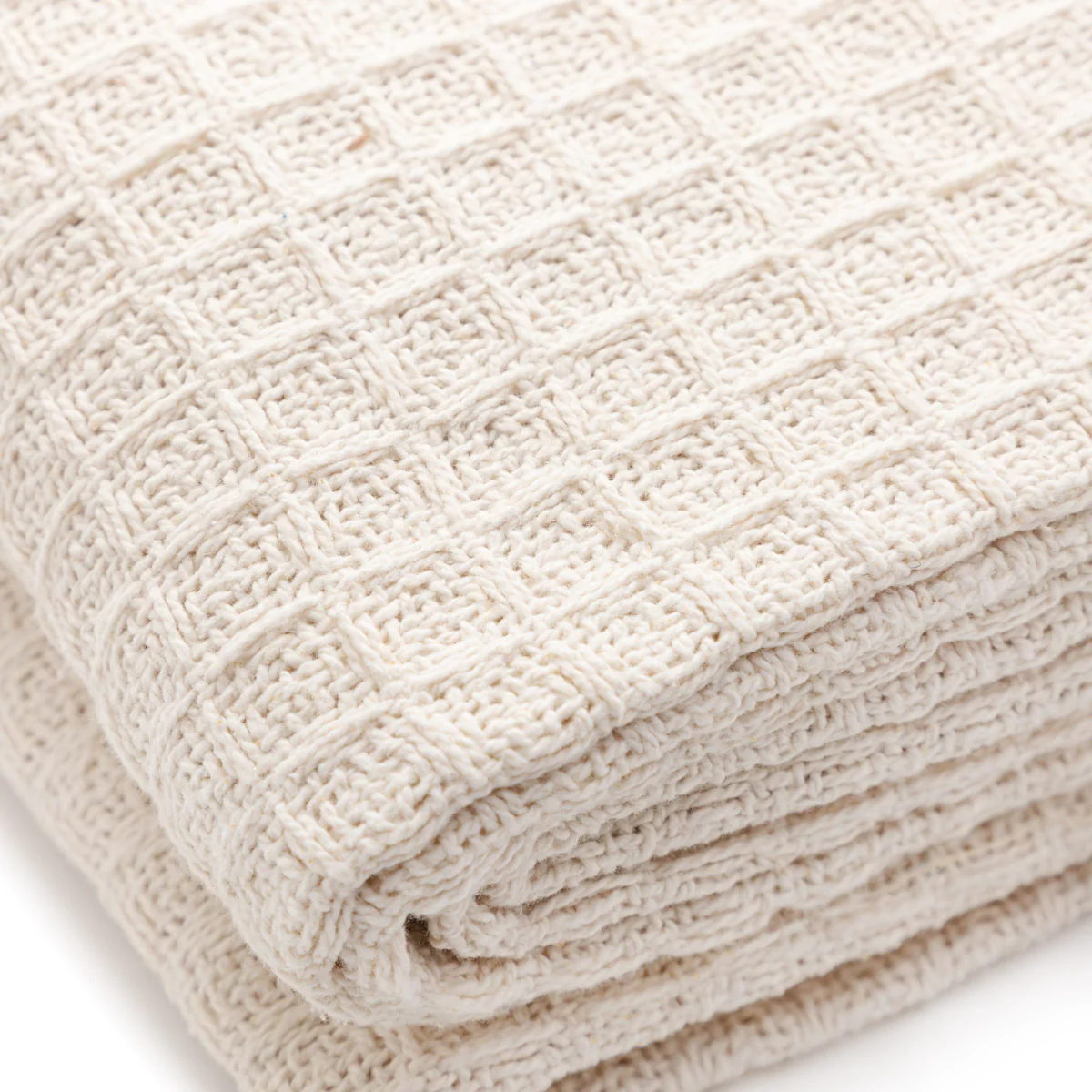 Homla Vaffel Plaid Ecru 130X170 cm - Image 3