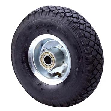 Inflatable Rubber Wheel 260Mm, Metal Rim, With Bearing, 150Kg,