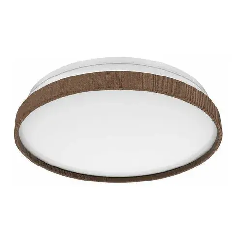 Inspire Ceiling Led Lamp White With Wood Medium 38cm ,