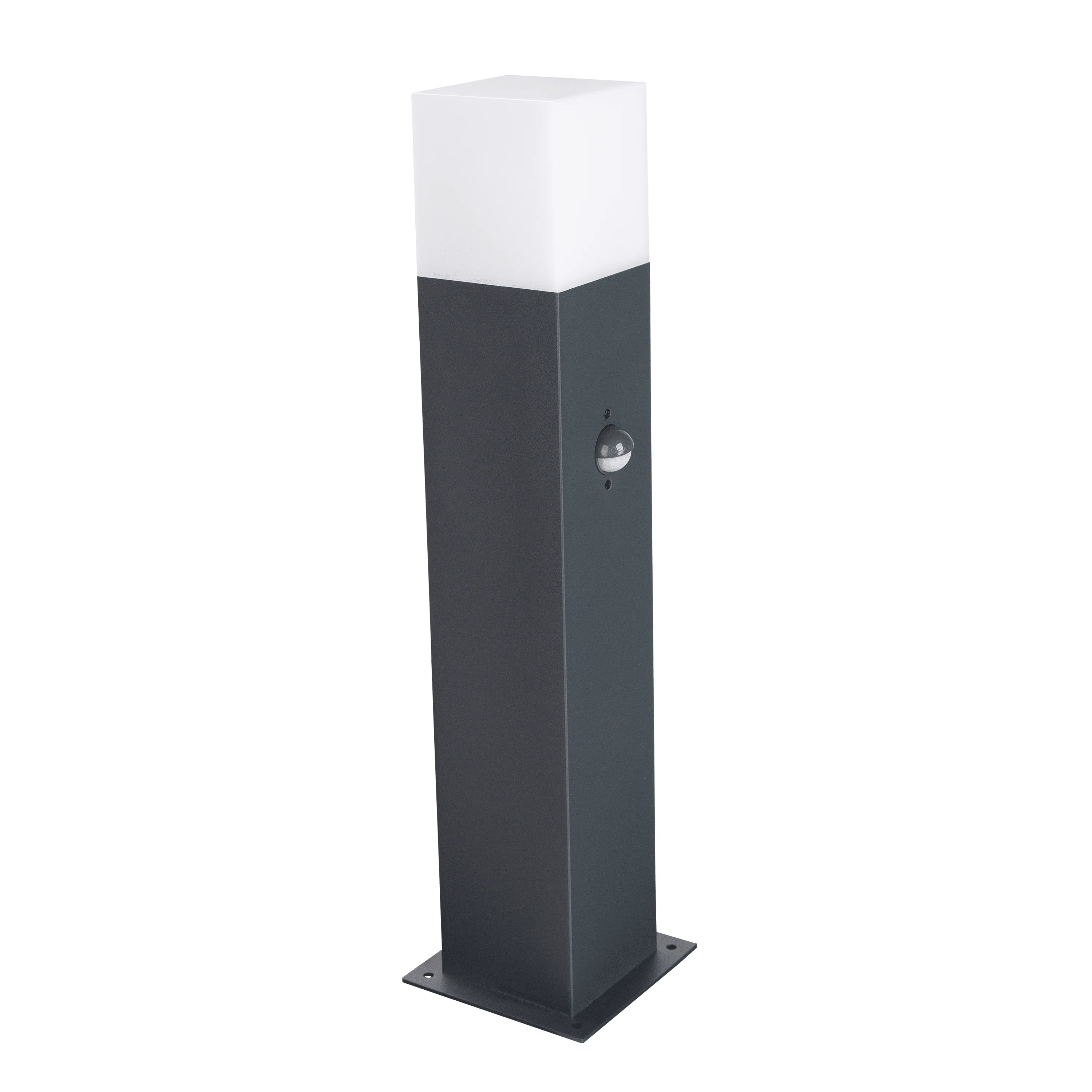 Inspire Cies Garden Post Lamp with Motion Sensor E27 45cm IP54 - Anthracite