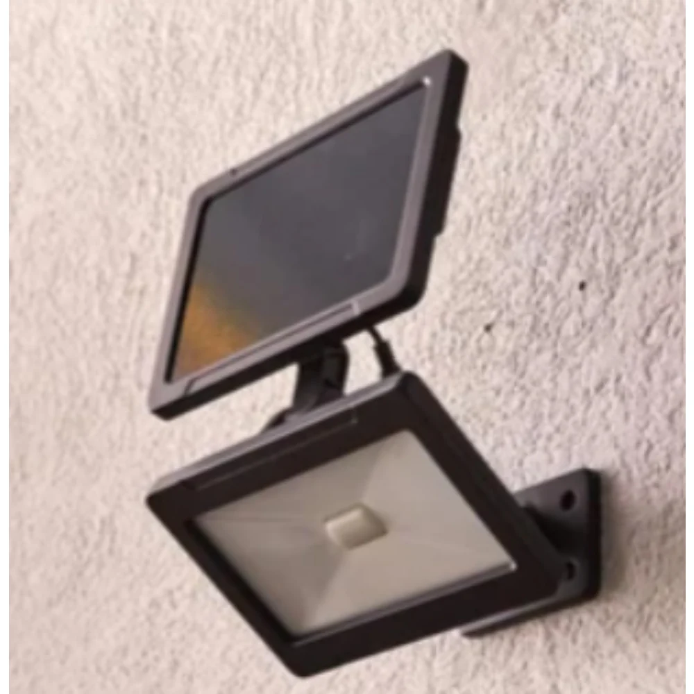 Inspire Expo Solar Floodlight with Snesor 1030LM 4000K IP44 - Black