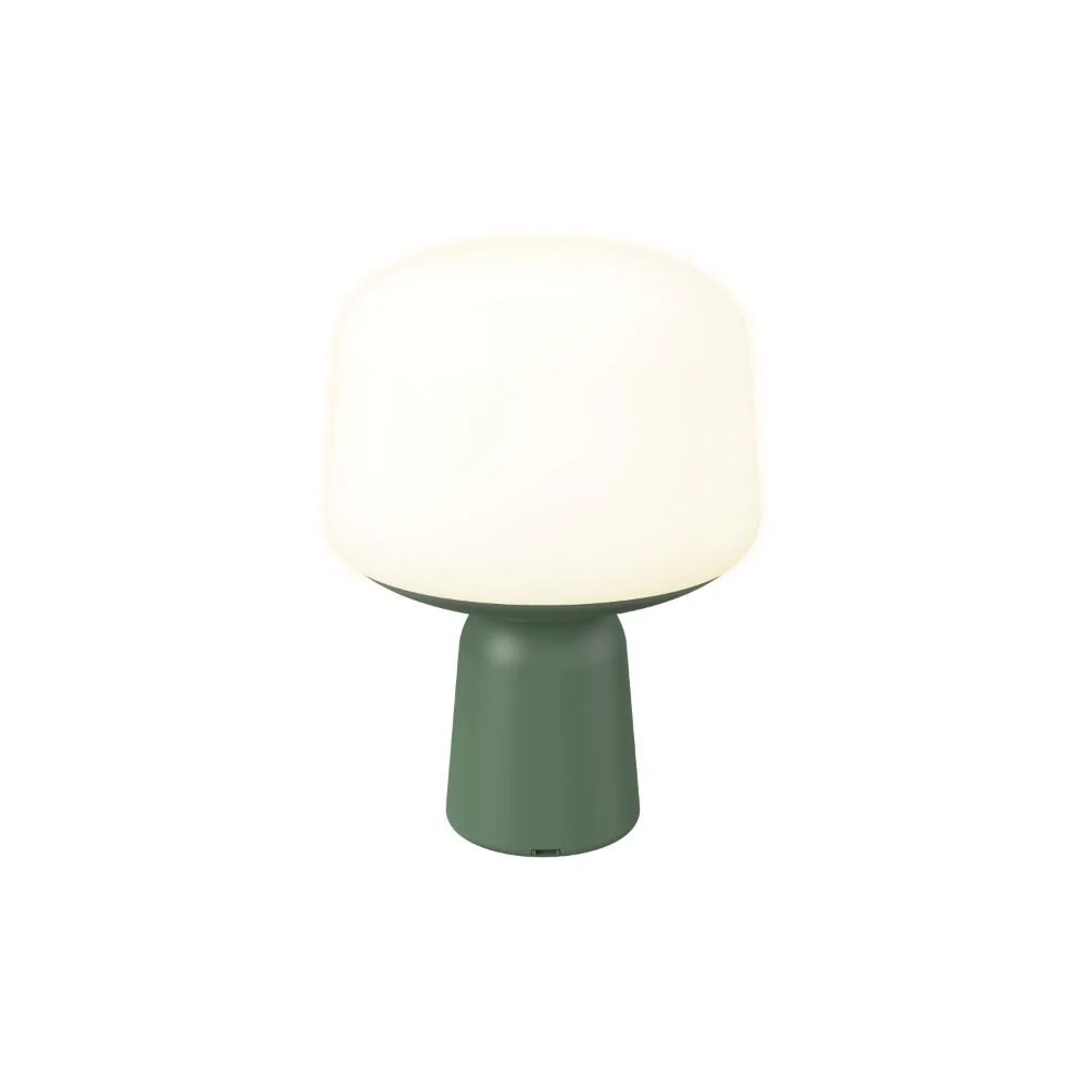 Inspire Luno Outdoor Led Table Lamp with USB Charge 4000K IP44 - Green