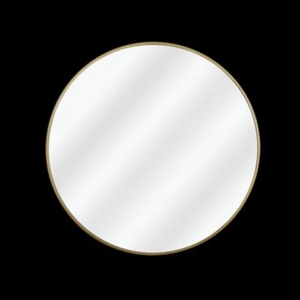 Inspire Bria Round Mirror 60cm - Gold