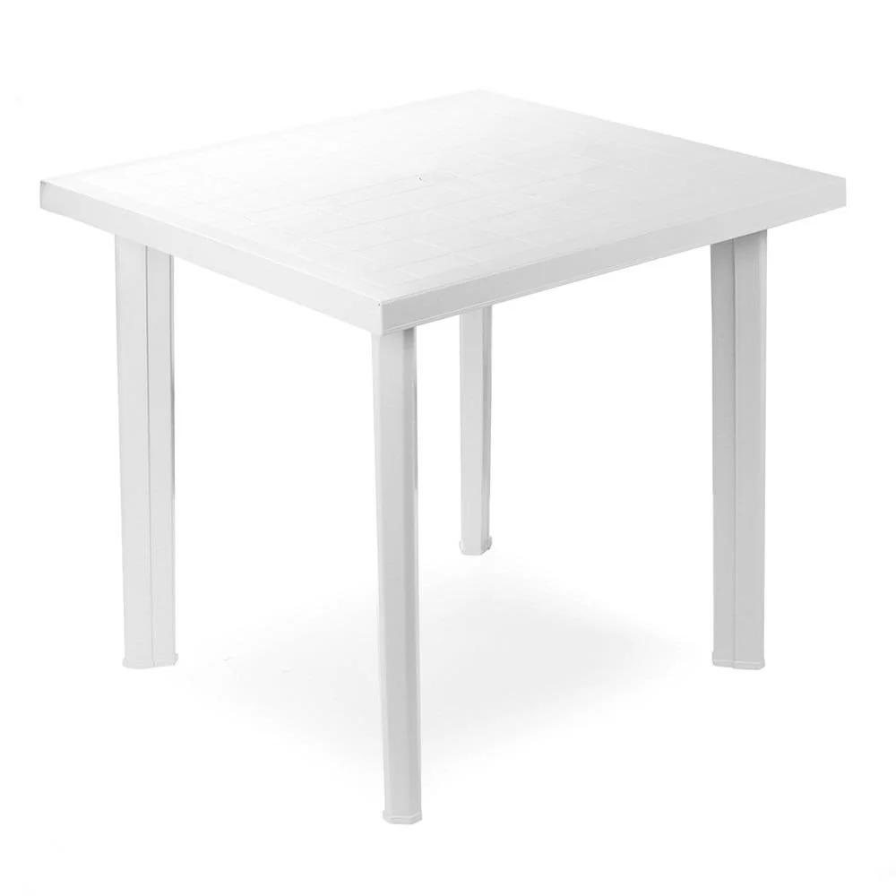 Ipae-Progarden Fiocco Rectangular Table 80 x 75cm - White