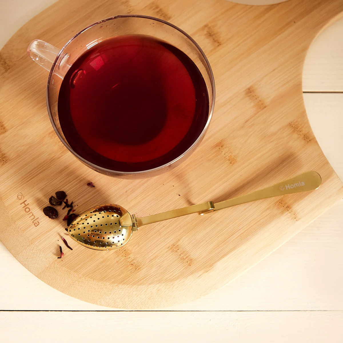 Homla Jalo Tea Infuser Spoon Golden  20X4 Cm - Image 4