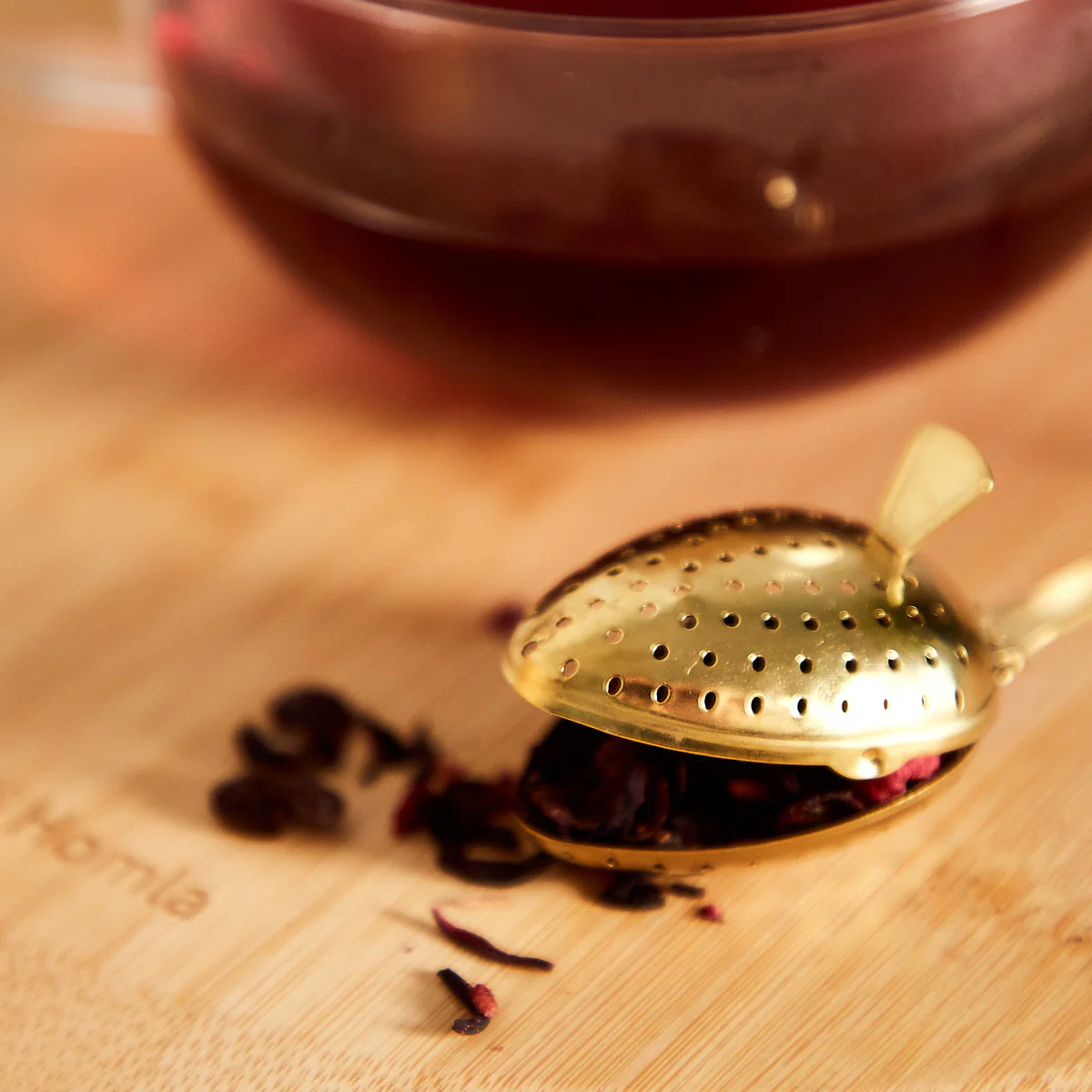 Homla Jalo Tea Infuser Spoon Golden  20X4 Cm - Image 5