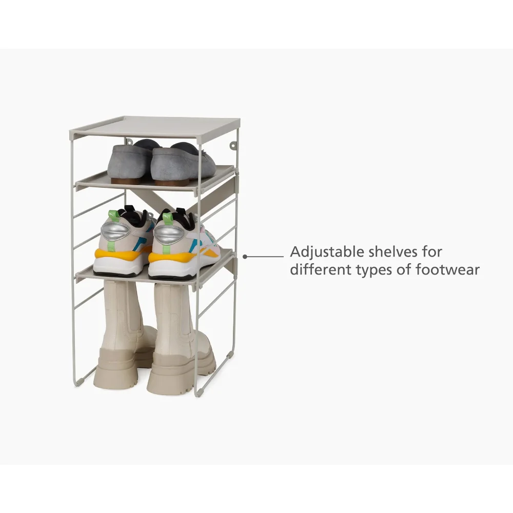 Joseph Joseph Level Plus Adjustable Shoe Rack - Triple