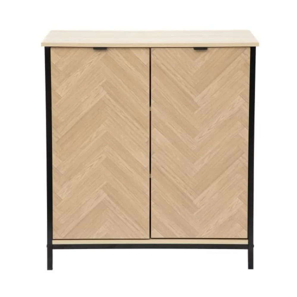 Homla Swen Natural Chest Of Drawers With Metal legs 80x40x88 cm