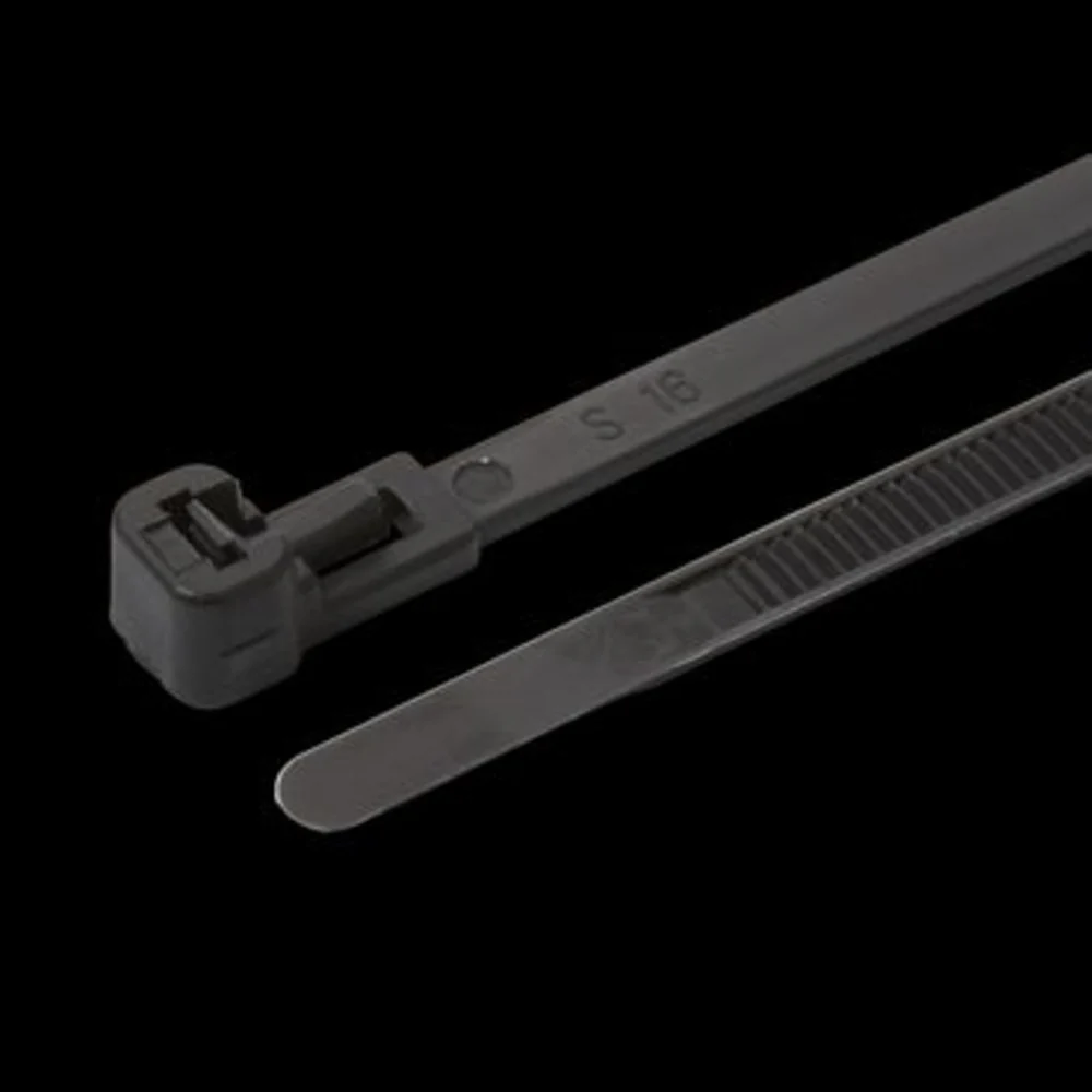 Lexman Reusable Cable Tie Pack of 25 Pieces 20cm x 0.46cm - White