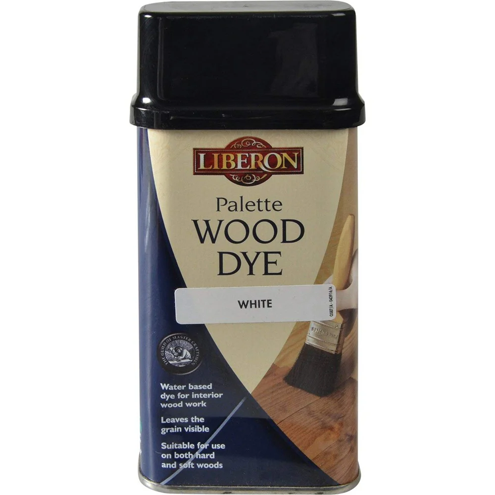 Liberon Palette Wood Dye Water Based - White - 250Ml