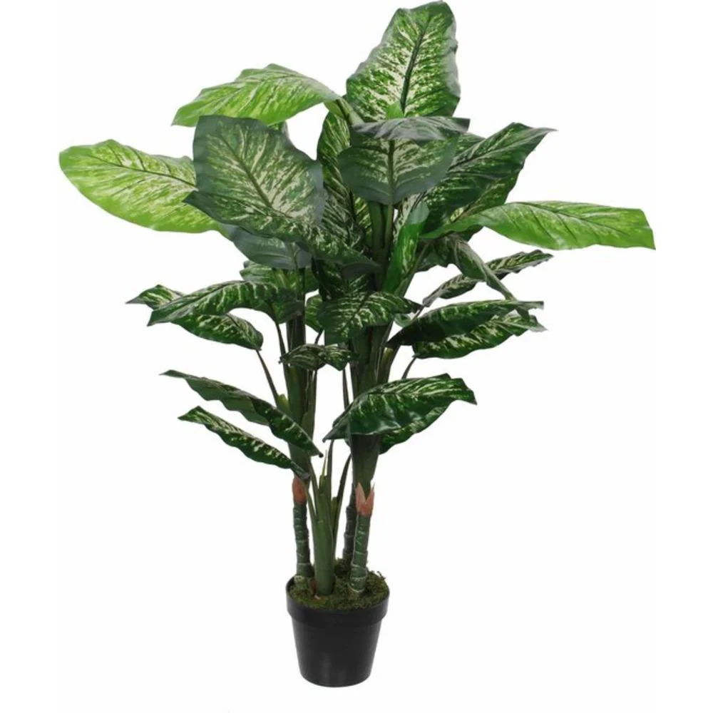 Mica Decorations Artificial Dieffenbachia Plant  - h120xd60cm,
