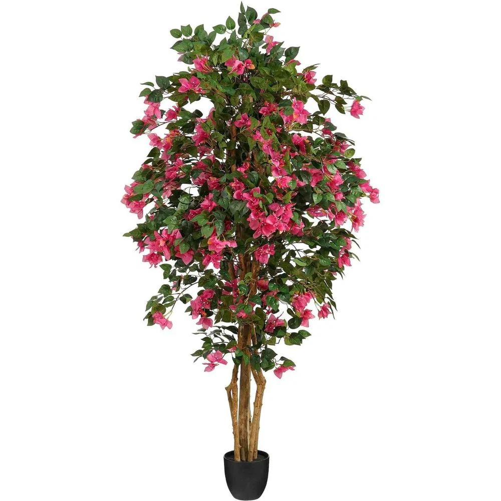 Mica Decorations Bougainvillea Tree in Pot Pink - H180 x D85cm