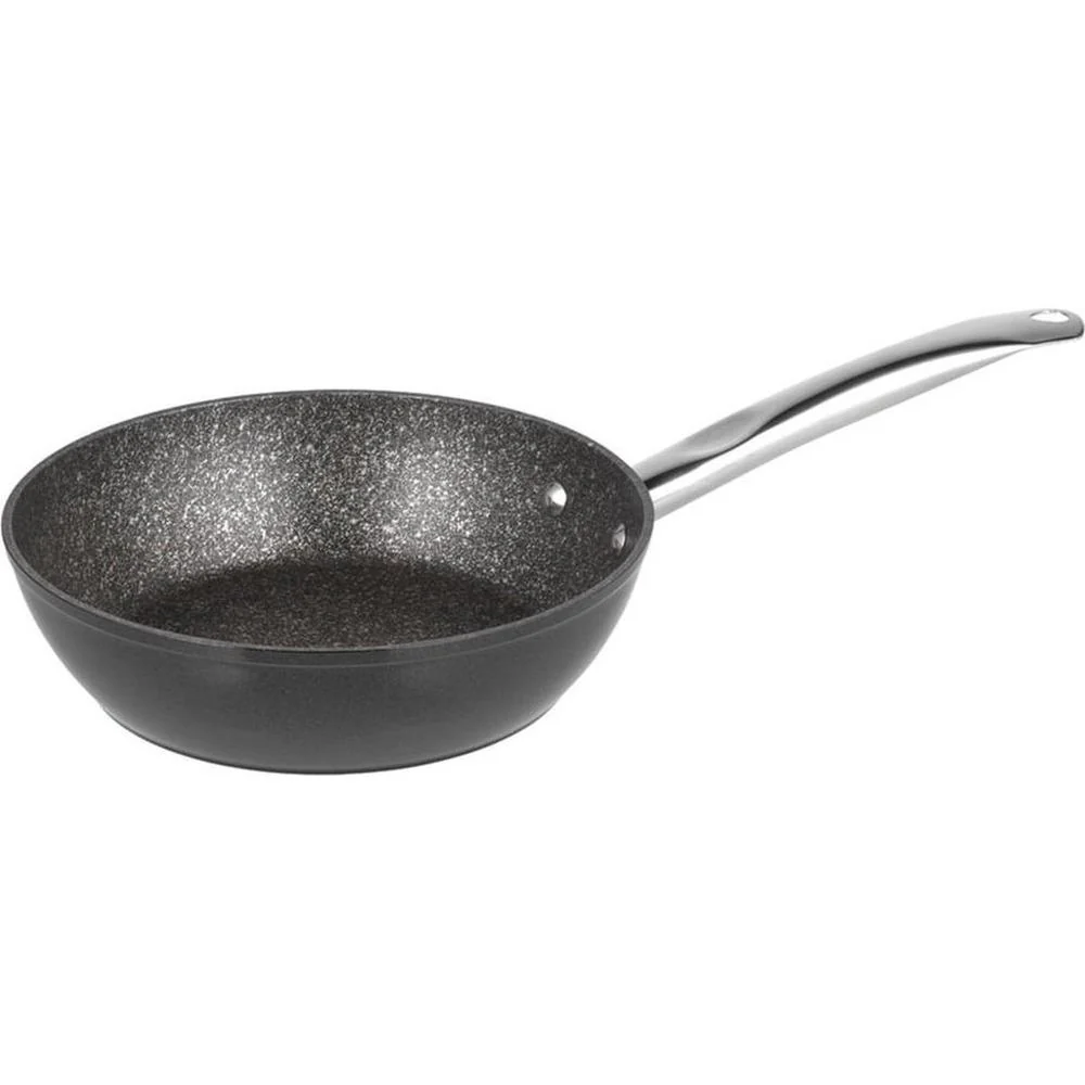Michelino Wok Pan - ÃƒÆ’Ã‹Å“ 24cm - Black / Silver