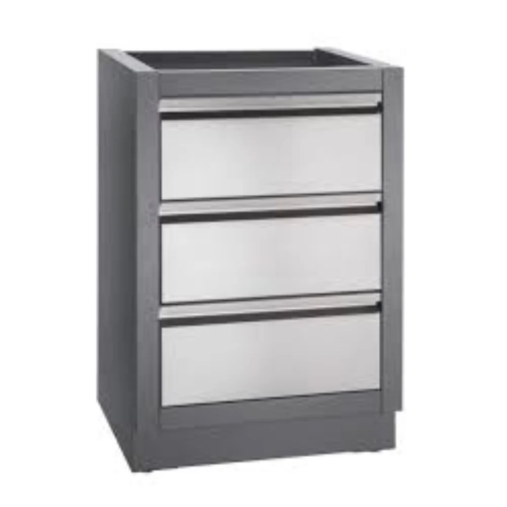 Napoleon Two Drawer Cabinet with False Top Drawer