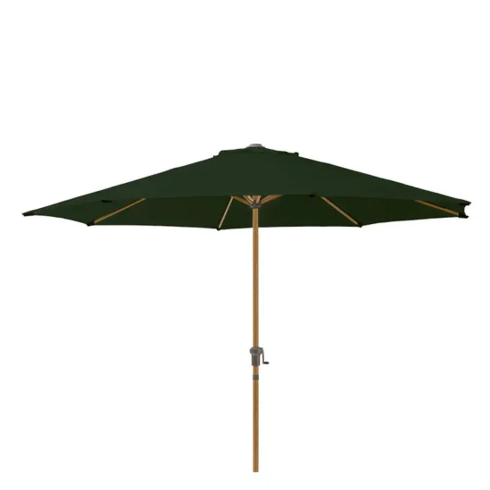 Naterial Agora Center Umbrella Octagon D290cm Dark Green Forest