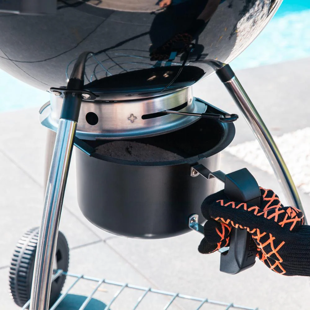 Naterial Bbq Gloves Black/Orange Silicone Grip. - Image 6