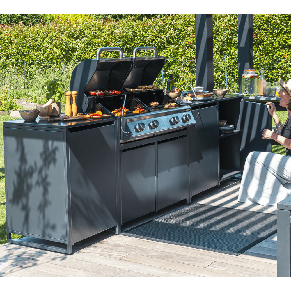 Naterial Europa Modulo Outdoor Kitchen - Aluminium Stone - Image 2