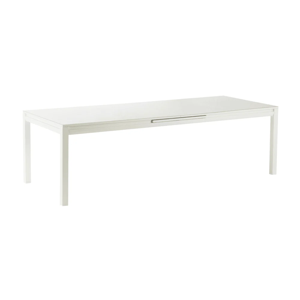 Naterial Odyssea ll Extendable Dining Table White 256/320x100x76cm - Accommodate 10/12 Persons