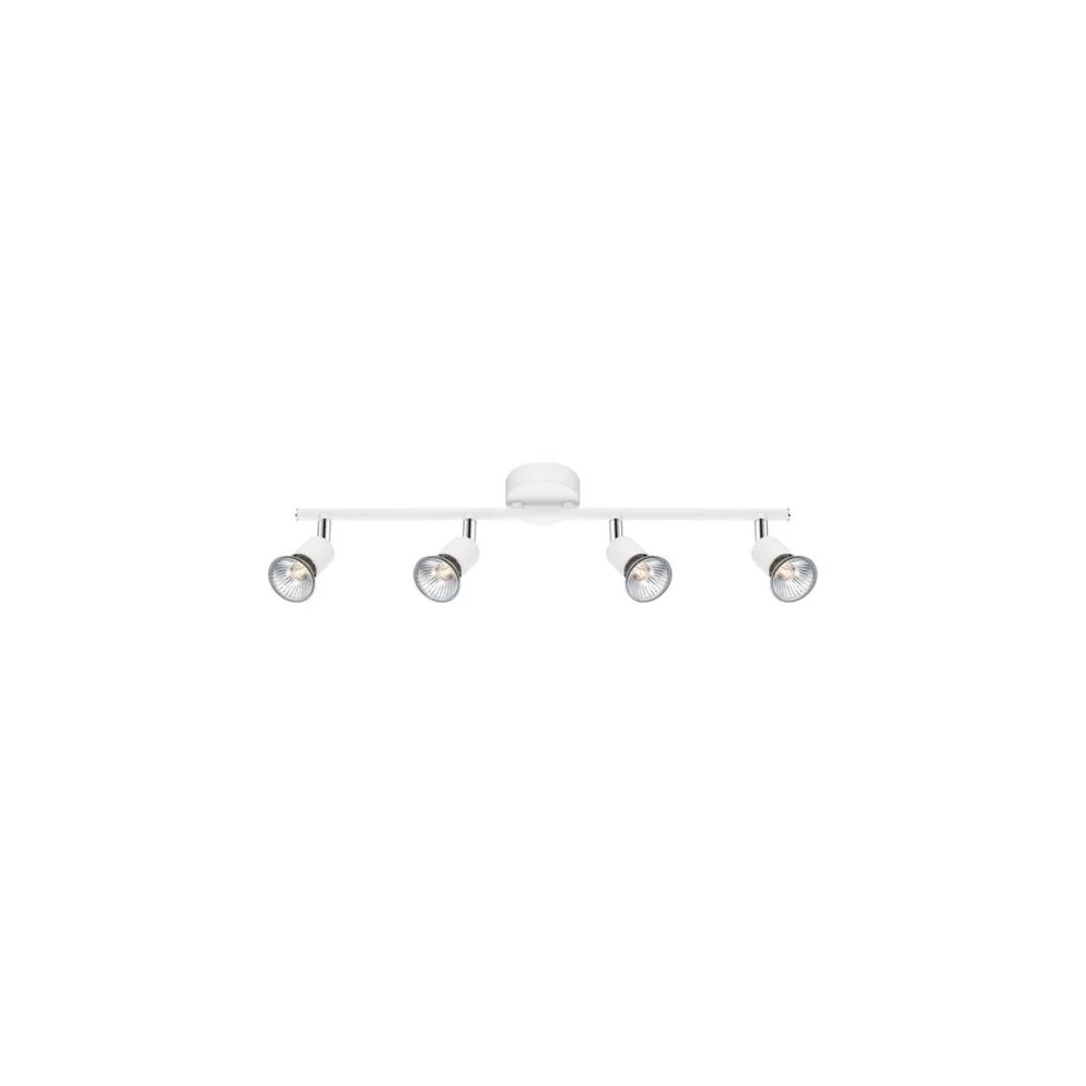 Nova Luce Base Luminaire Ceiling Spot Lights with 4 GU10 - Matt White Metal