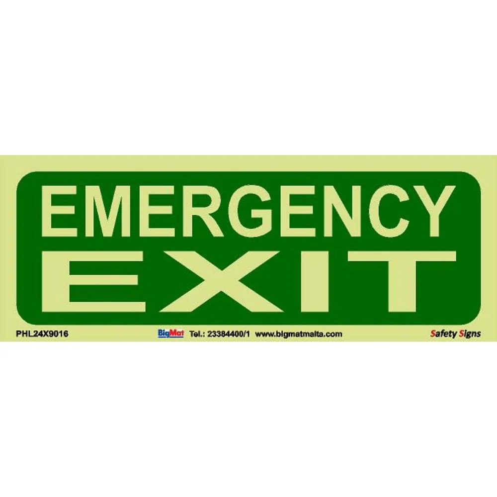 PHOTO-LUMINESCENT DIRECTIONAL STICKERS