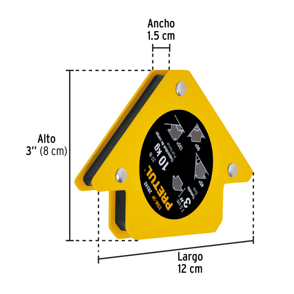 Pretul, 3" Arrow Magnetic Holder.