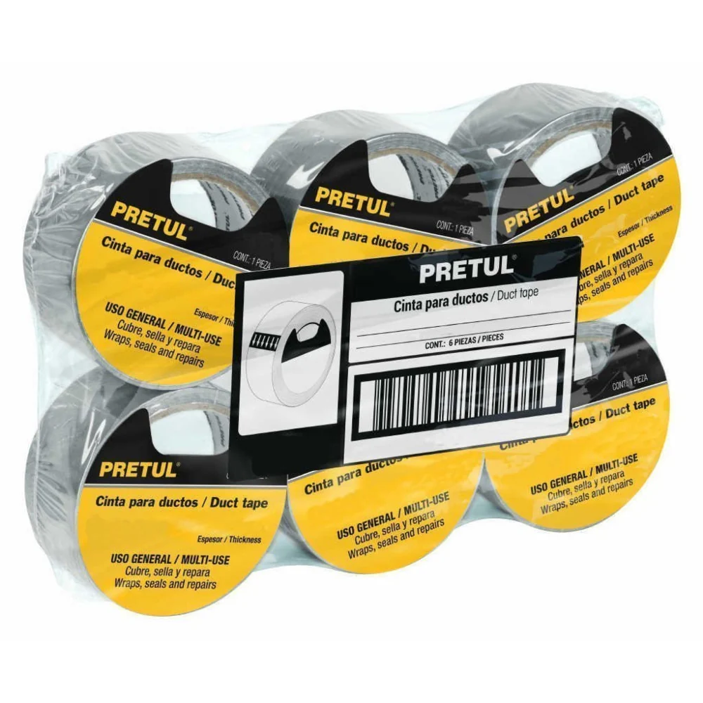 Pretul Duct Tape 5cm x 10m - Grey