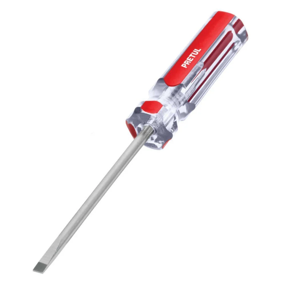 Pretul Flat Screwdriver With Cabinet Handle 10cm.
