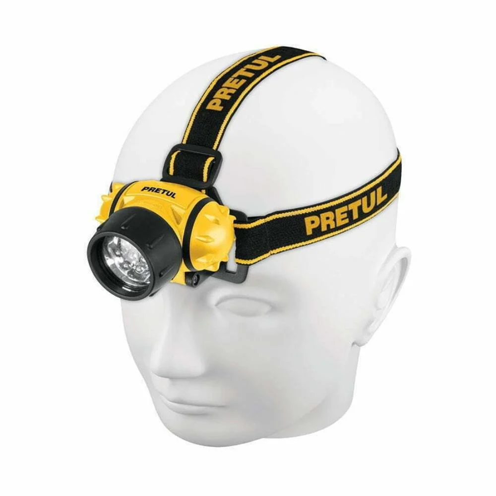 Pretul Head Torch, 3 Aaa Batteries, 28 Lumens, 3 Leds.