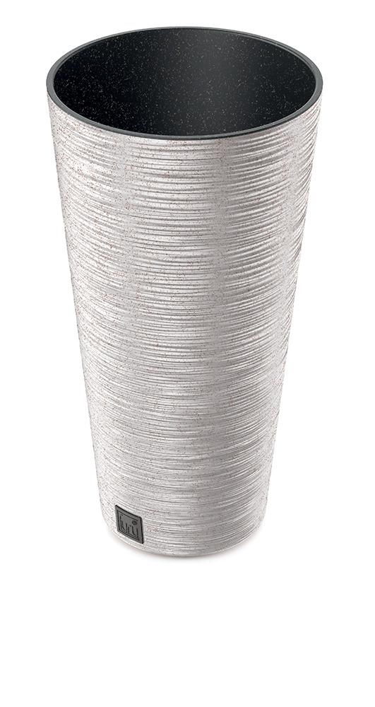 Prosperplast Furu Slim Eco Wood Planter 30x30x57.5cm - Eco White