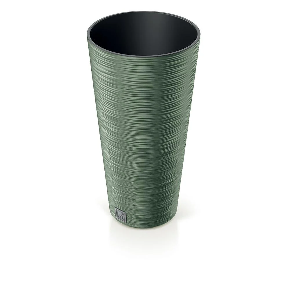 Prosperplast Furu Slim Planter 30x30x57.5cm - Earth Green