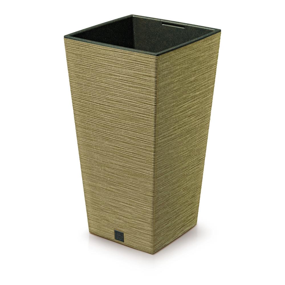 Prosperplast Furu Square Eco Wood Planter 24x24x45cm - Eco Naturo