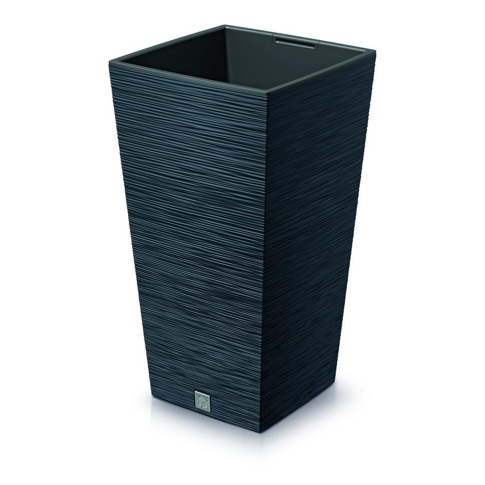 Prosperplast Furu Square Planter 24x24x45cm - Anthracite