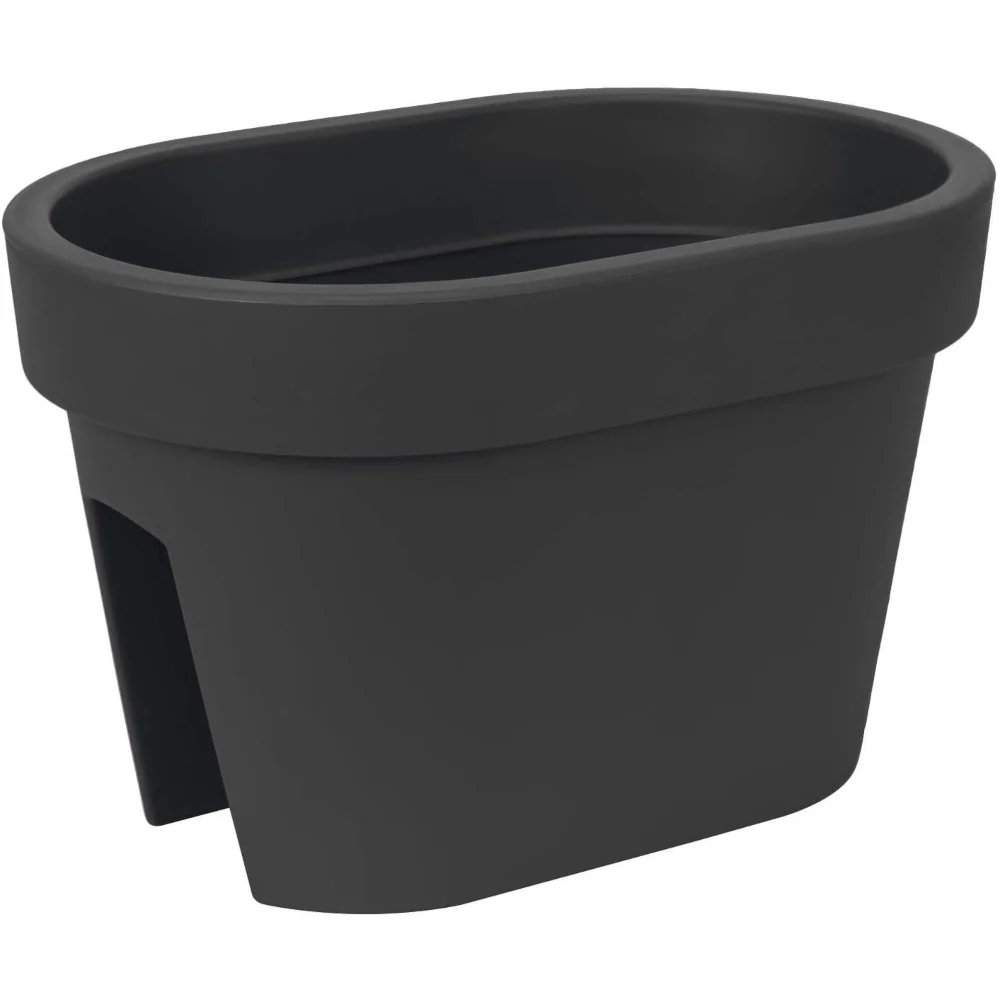 Prosperplast Lofly Railing Planter 39.6x26.6x25cm - Anthracite