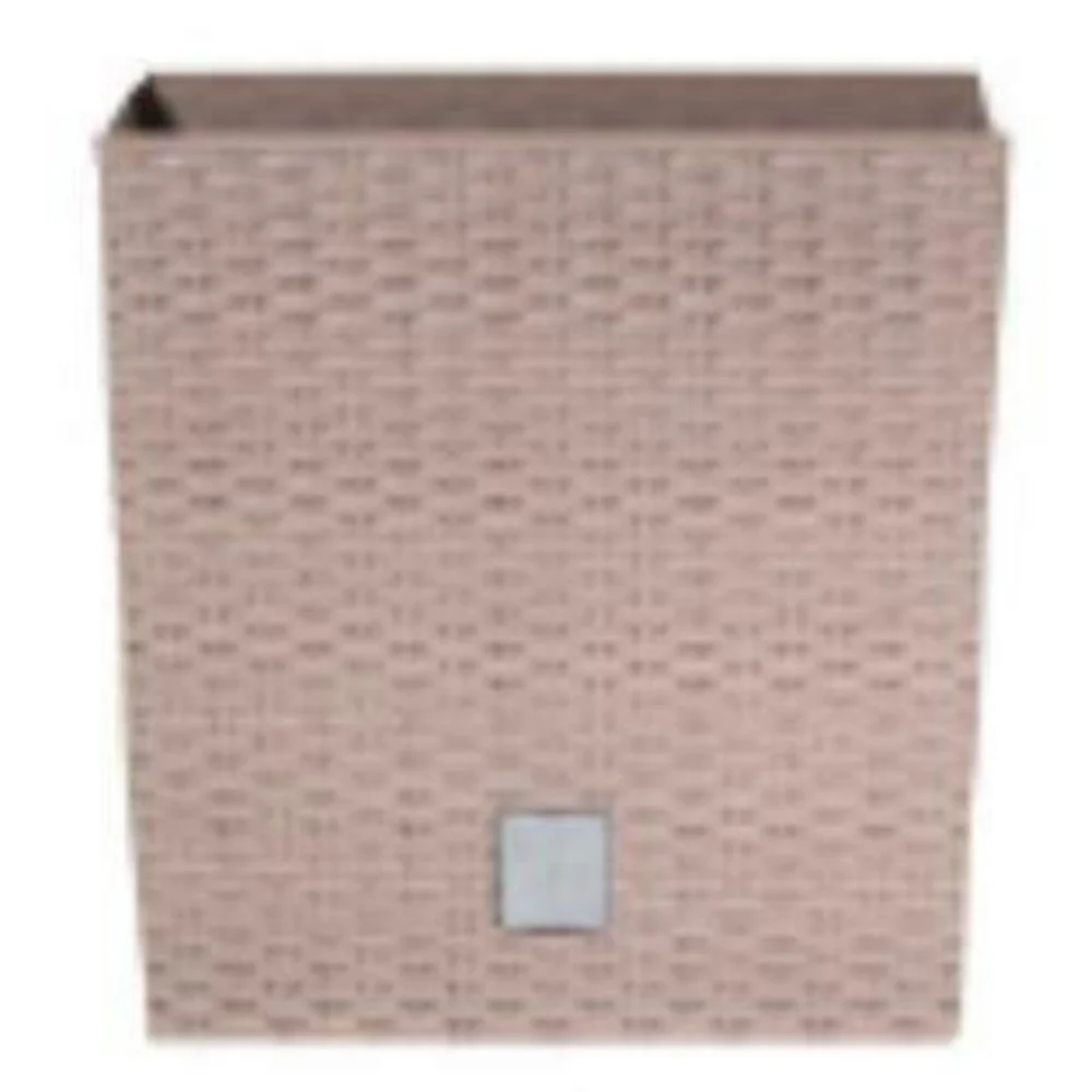 Prosperplast Rato Low Planter 26.2x26.2x26.6cm - Mocca