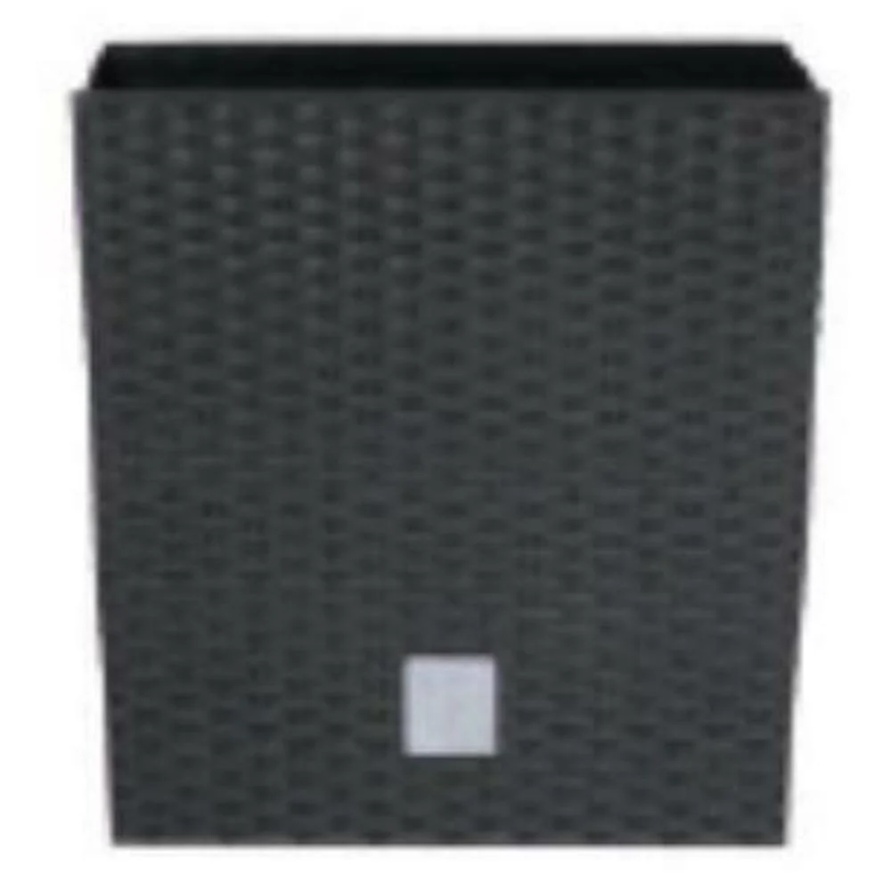 Prosperplast Rato Low Planter 26.2x26.2x26.6cm - Anthracite