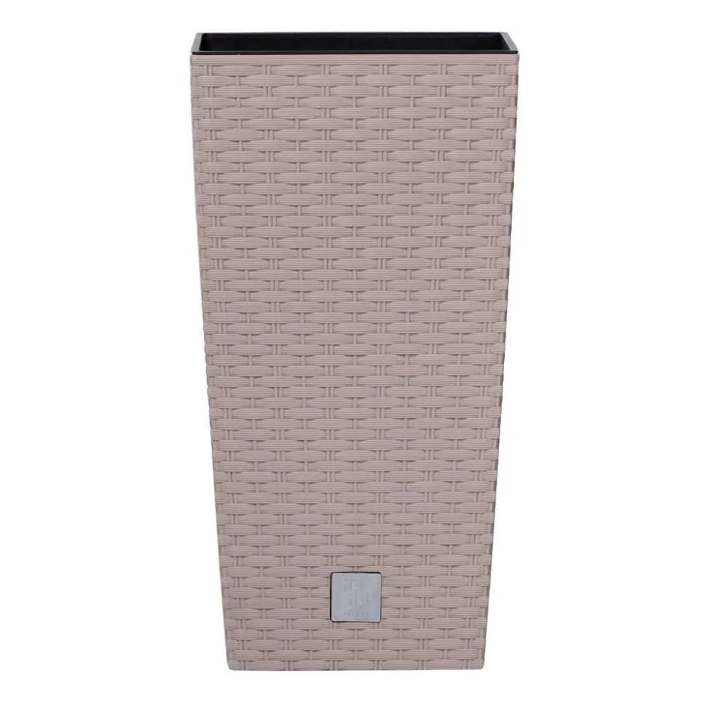 Prosperplast Rato Square Planter 40x40x40.8cm - Mocca