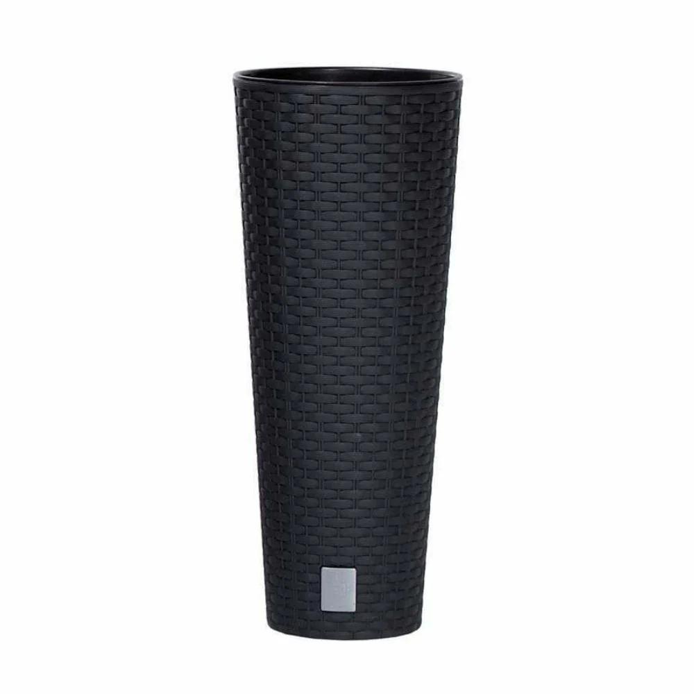 Prosperplast Rato Tubus Planter 25x25x47.6cm - Anthracite