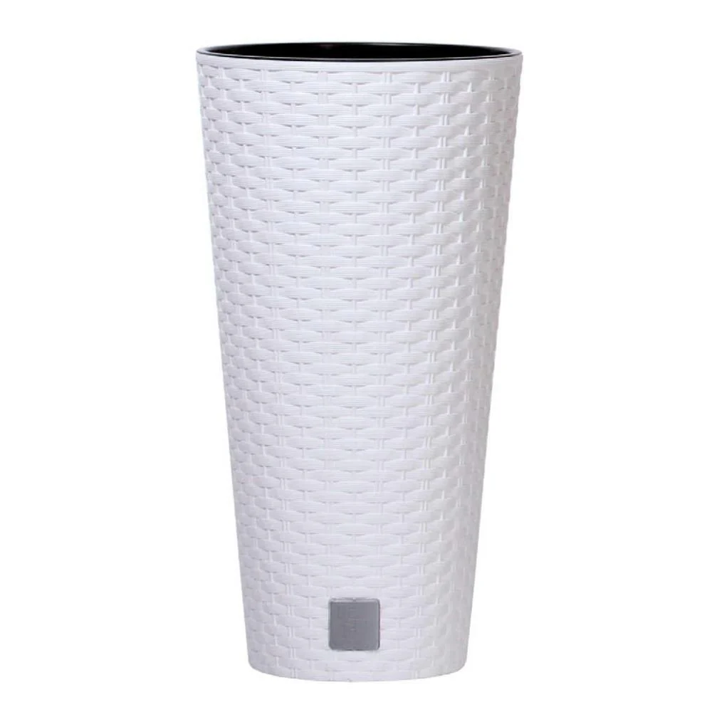 Prosperplast Rato Tubus Planter 25x25x47.6cm - White