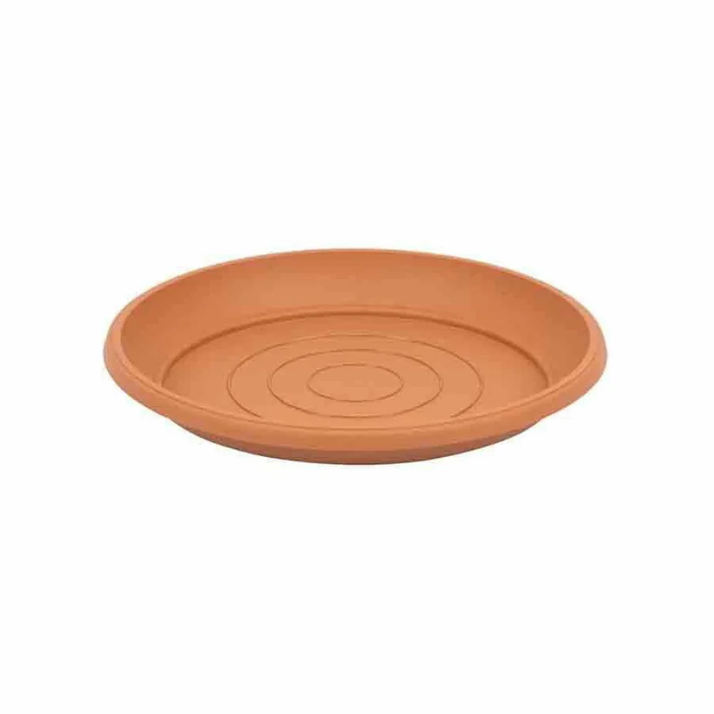 Prosperplast Terra Planter Saucer 9x9x1.2cm - Terracotta