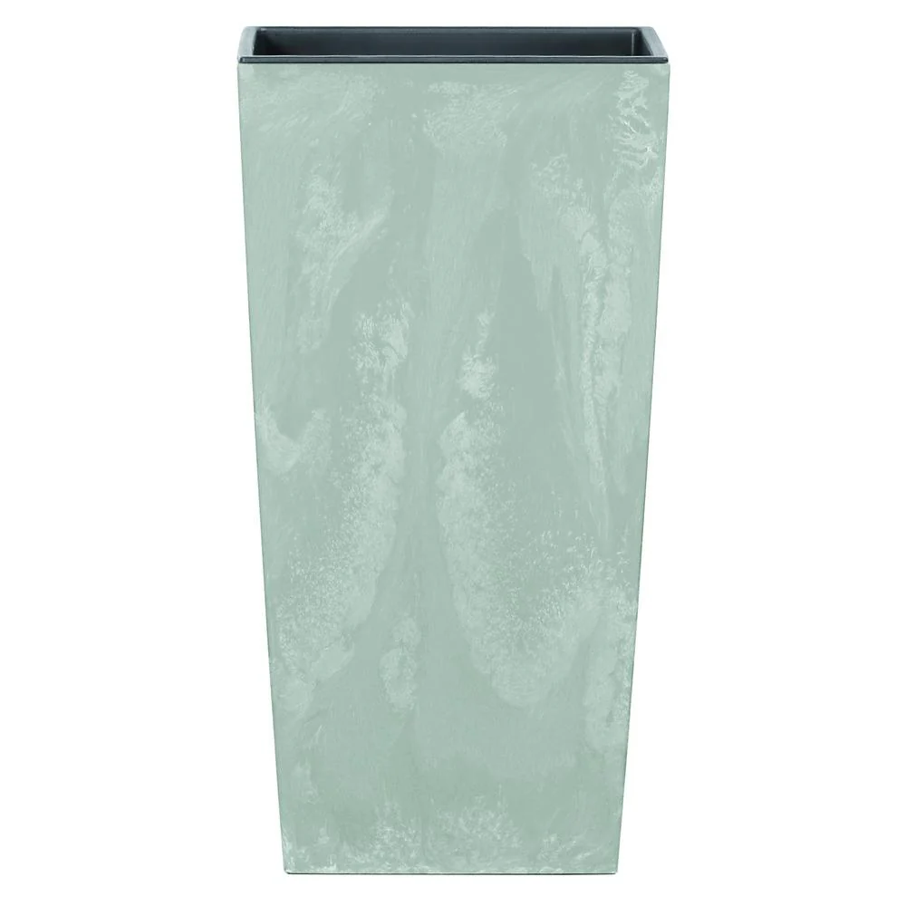 Prosperplast Urbi Square Beton Effect Planter 26.5x26.5x50cm - Concrete
