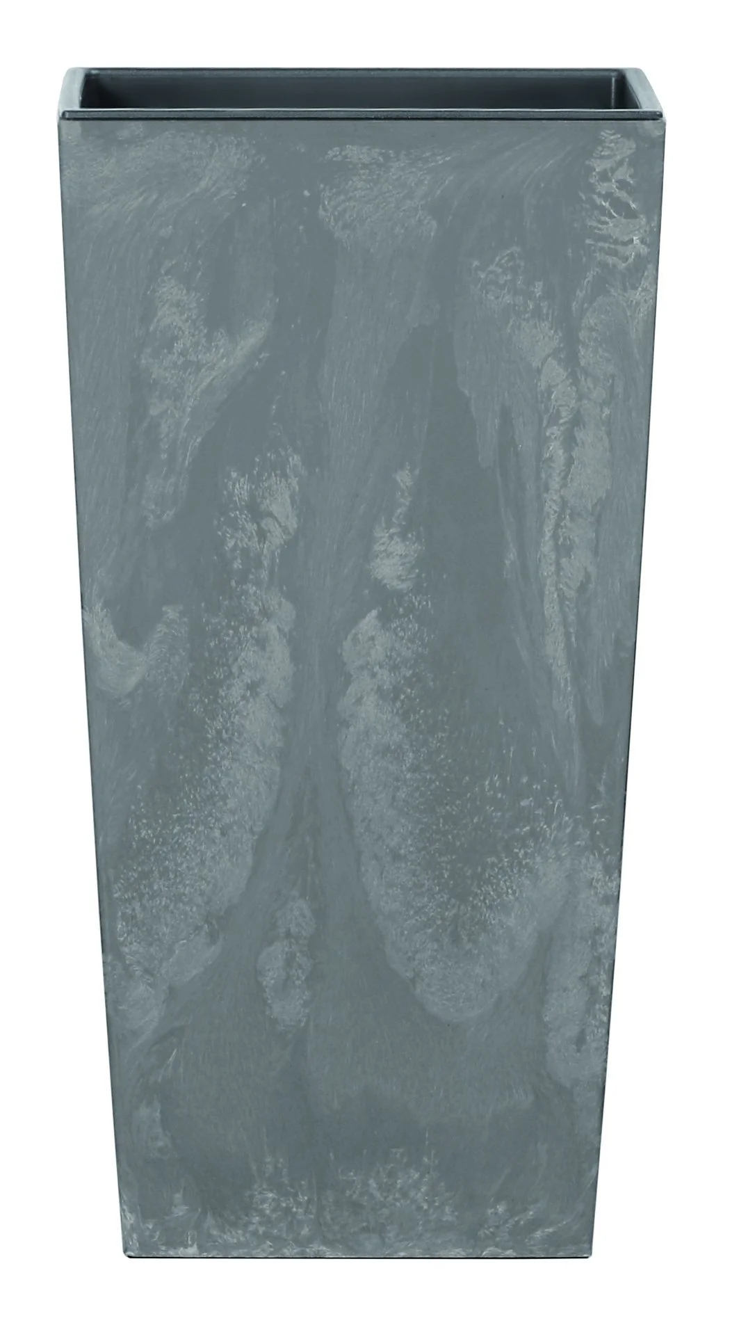 Prosperplast Urbi Square Beton Effect Planter 32.5x32.5x61cm - Marengo