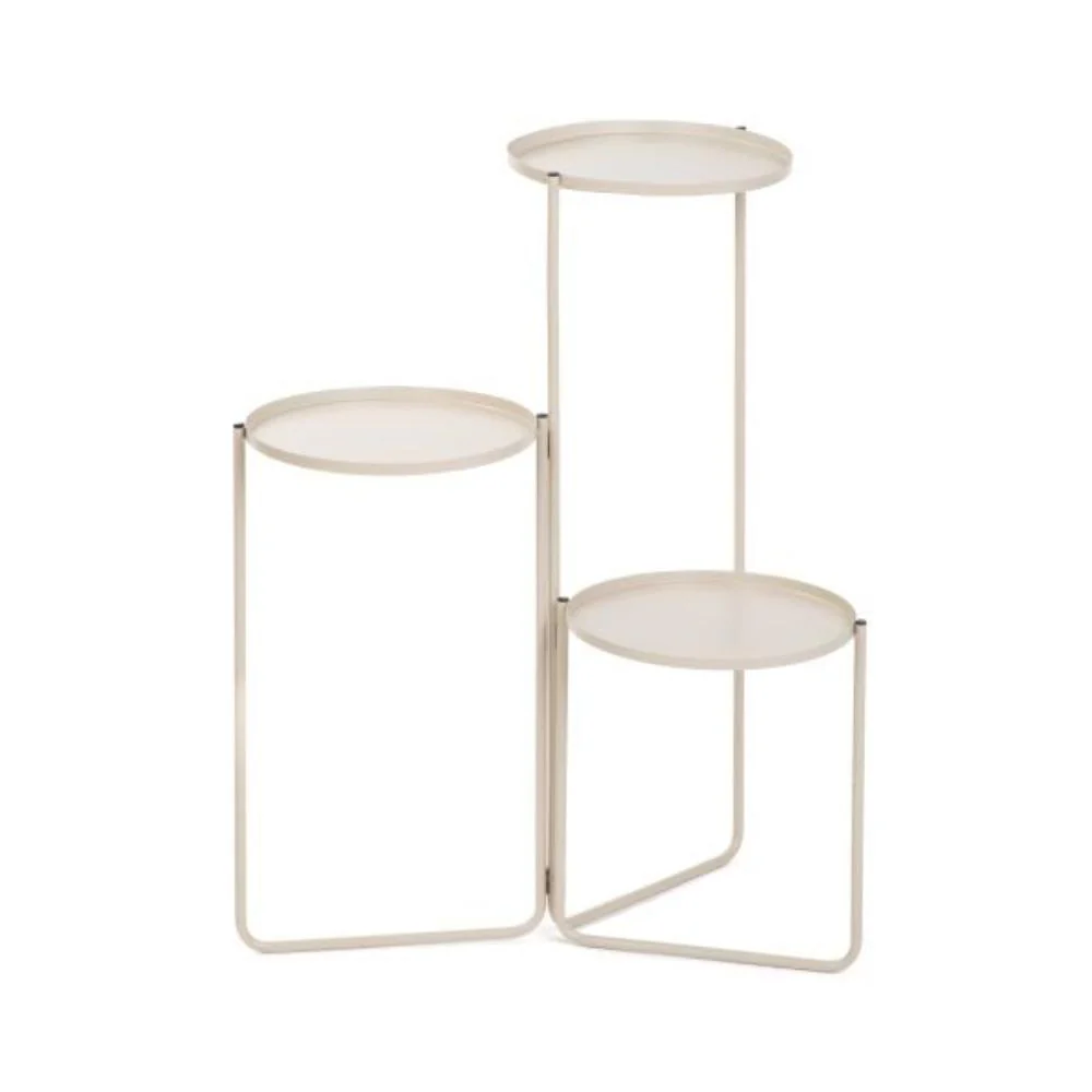 Homla Roh 3 Tier Flowerbed Beige 25X48x70 Cm