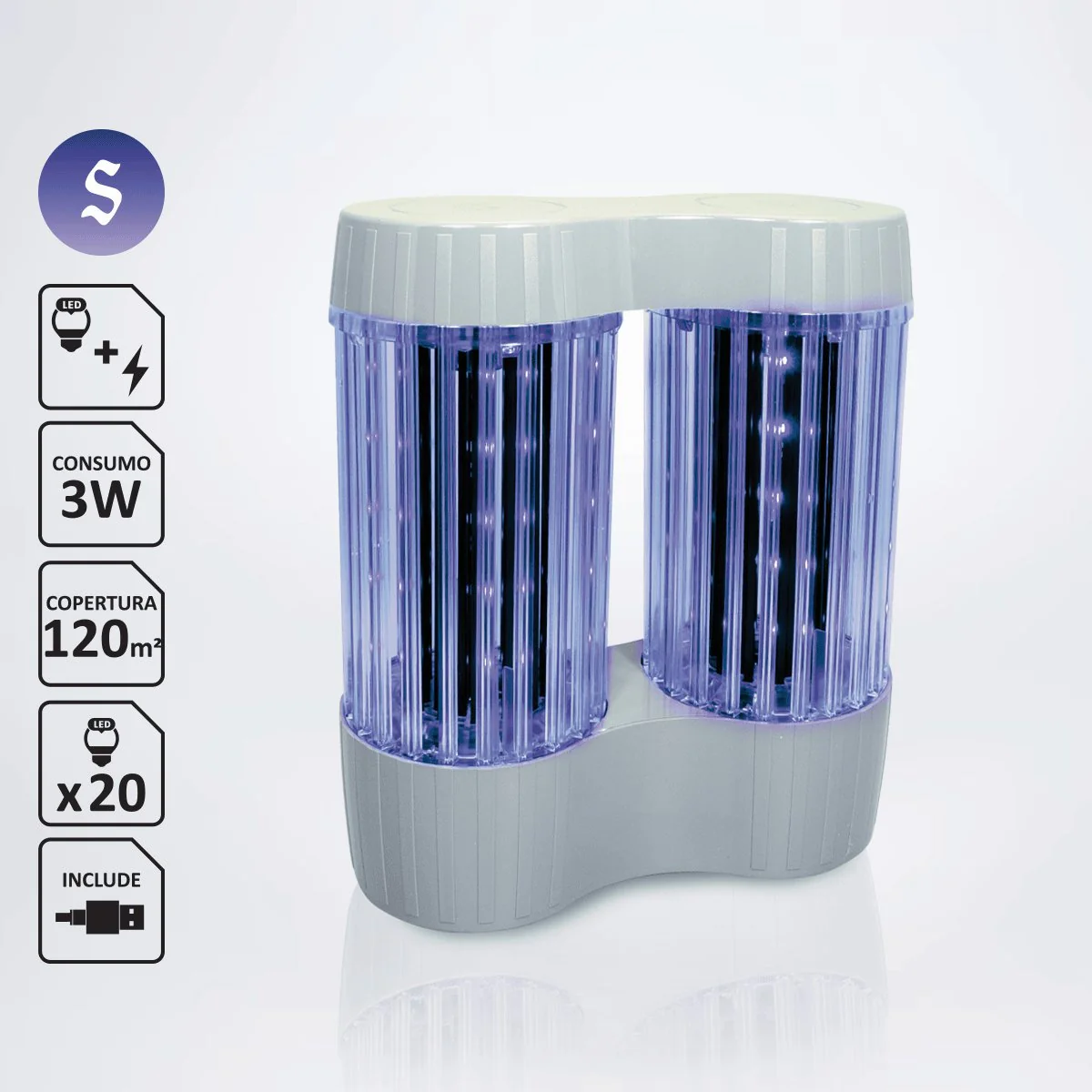 Sandokan Bi-Zan Italy USB Electroinsecticide